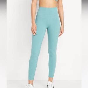 Old Navy Teal High-Waist Leggings